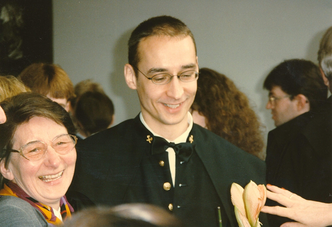 Sponsion von DI Christian Graf an der Montanuniversität Leoben