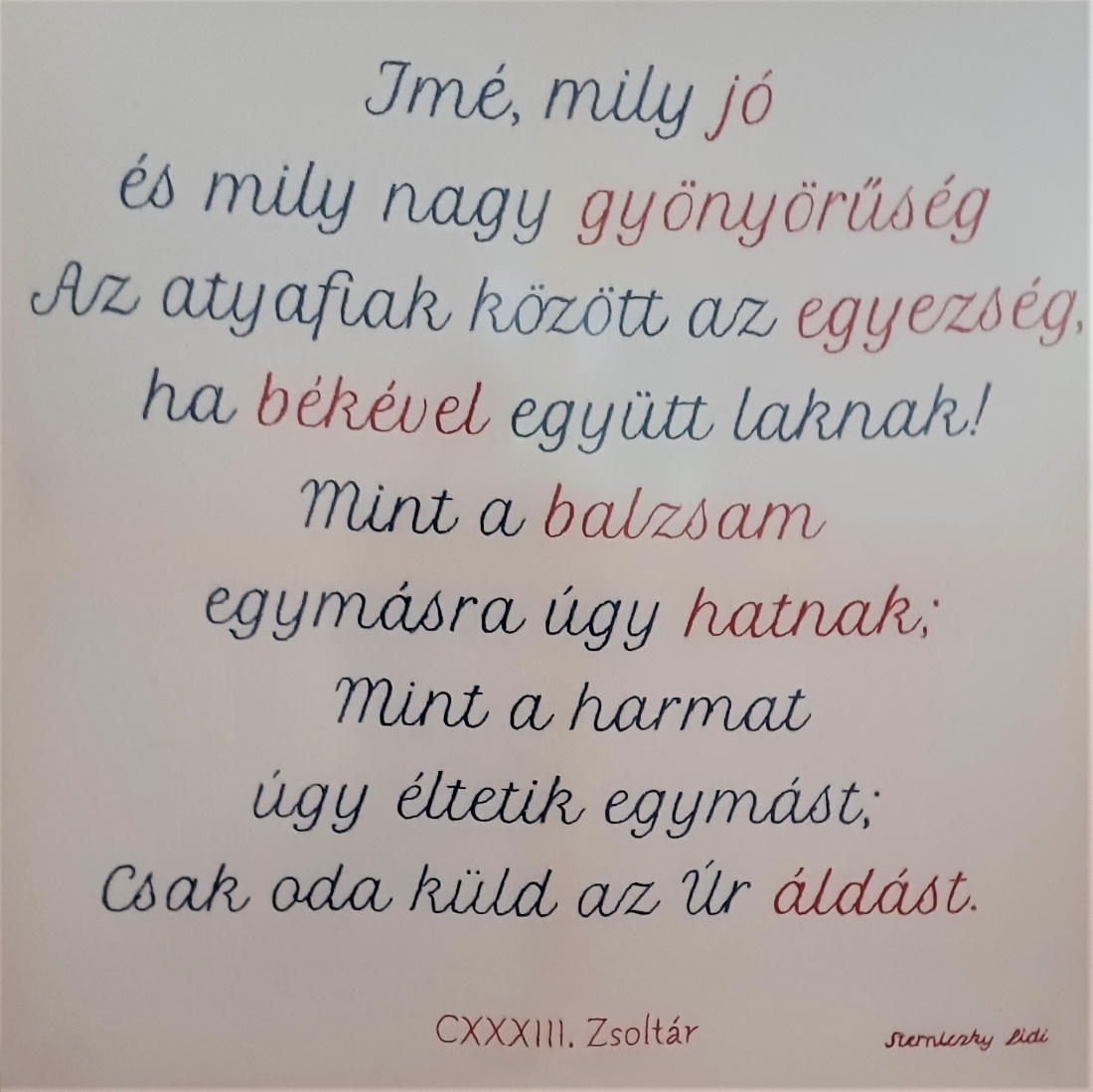 Reformierte Pfarrgemeinde: ein bedeutendes Dokument des Gemeindelebens der letzten Jahrzehnte