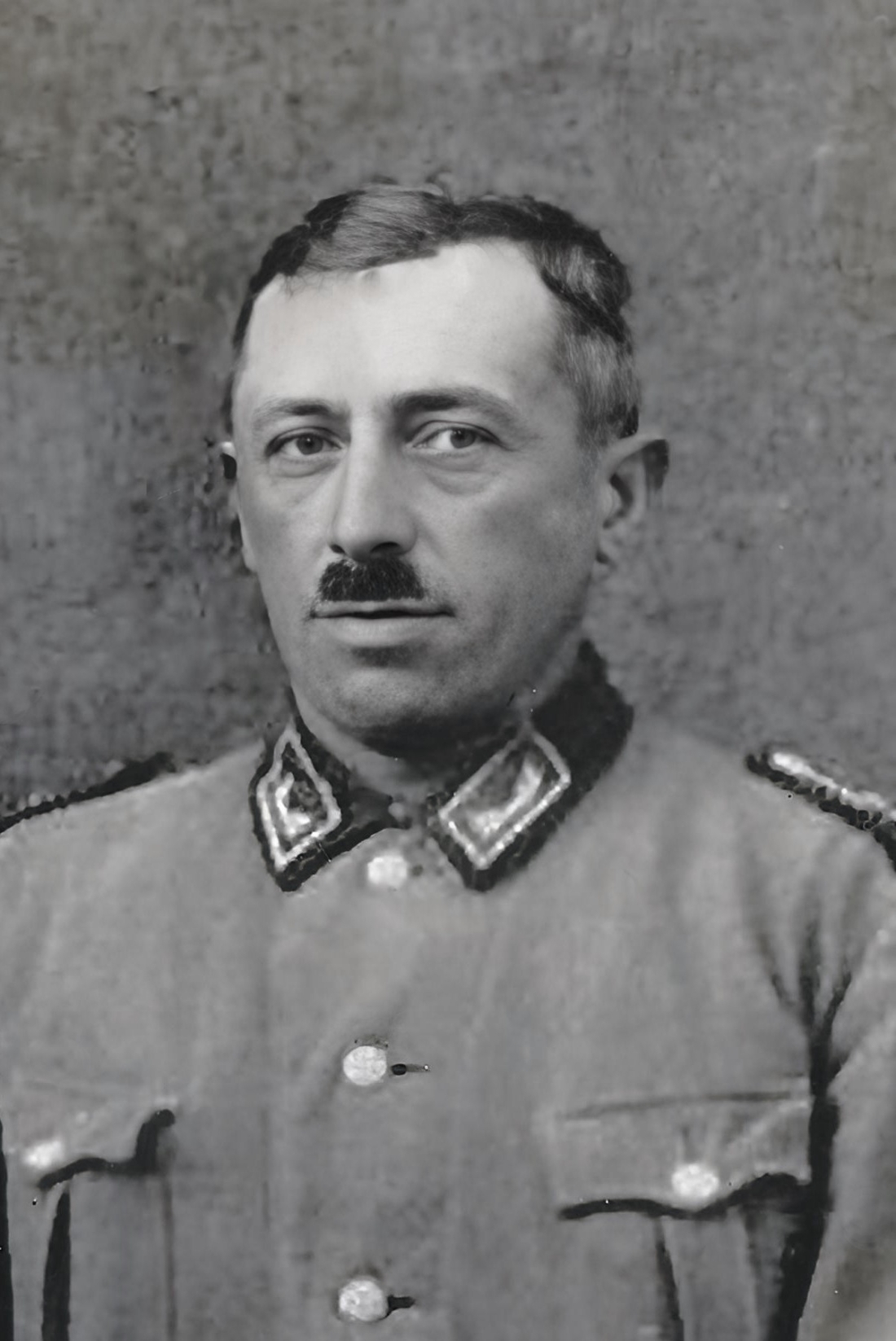 Johann Fülöp (Linke Bachgasse 40) als Soldat der Deut. Wehrmacht  - Portrait