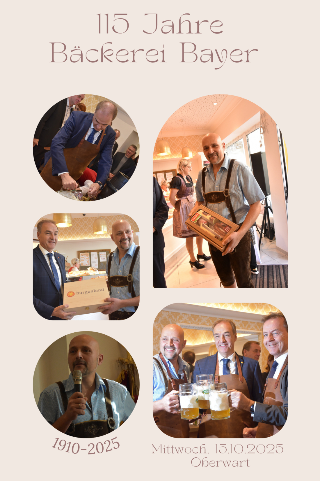 115 Jahre Bäckerei Bayer - Schneemann/Berlakovits