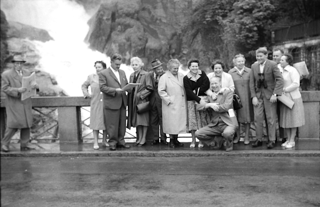 Ausflugsfahrt: im Zuge einer Österreichrundfahrt in Bad Gastein - Steurer/Granich/Kropf/Graf/Volcic/Hirschbeck/Schober/Frühwirth