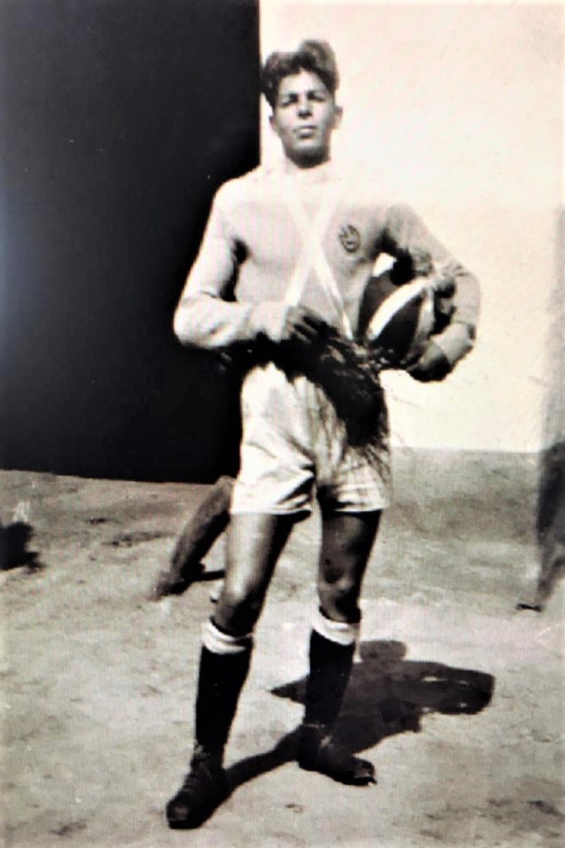 Fußball: Gyula Faith als Tormann des SC Oberwart (*1911 / +1944)