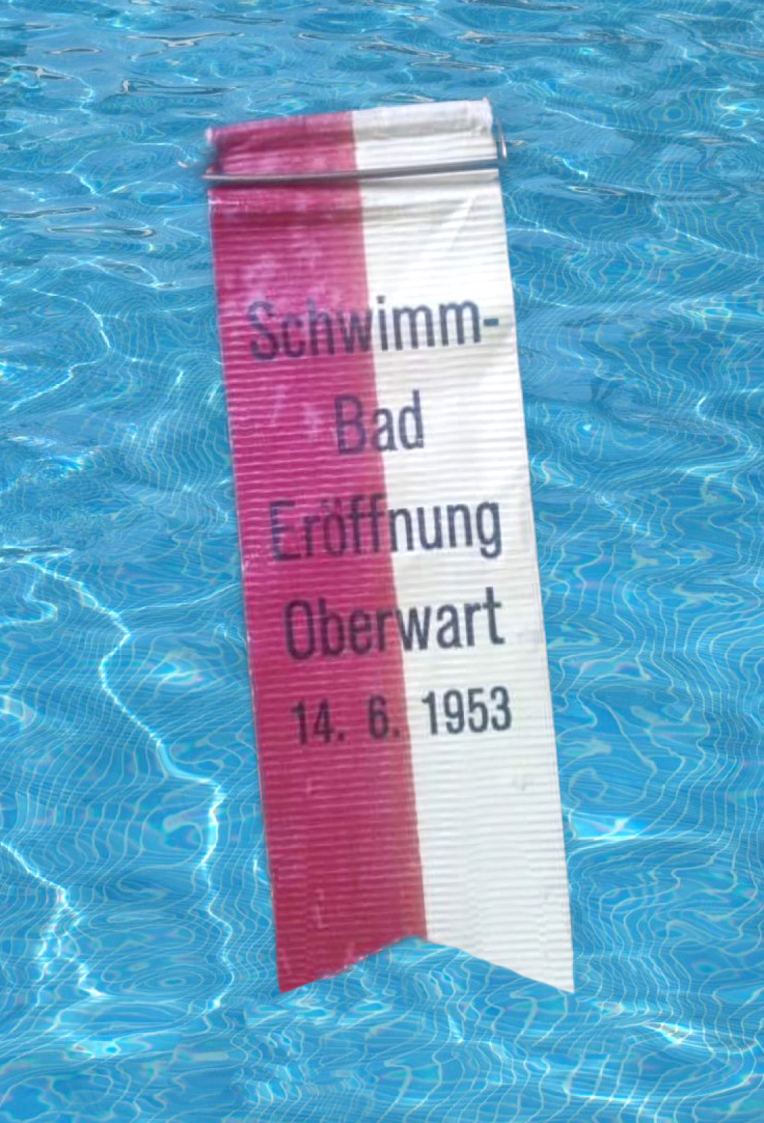 Anstecker zur Schwimmbad- / Freibaderöffnung