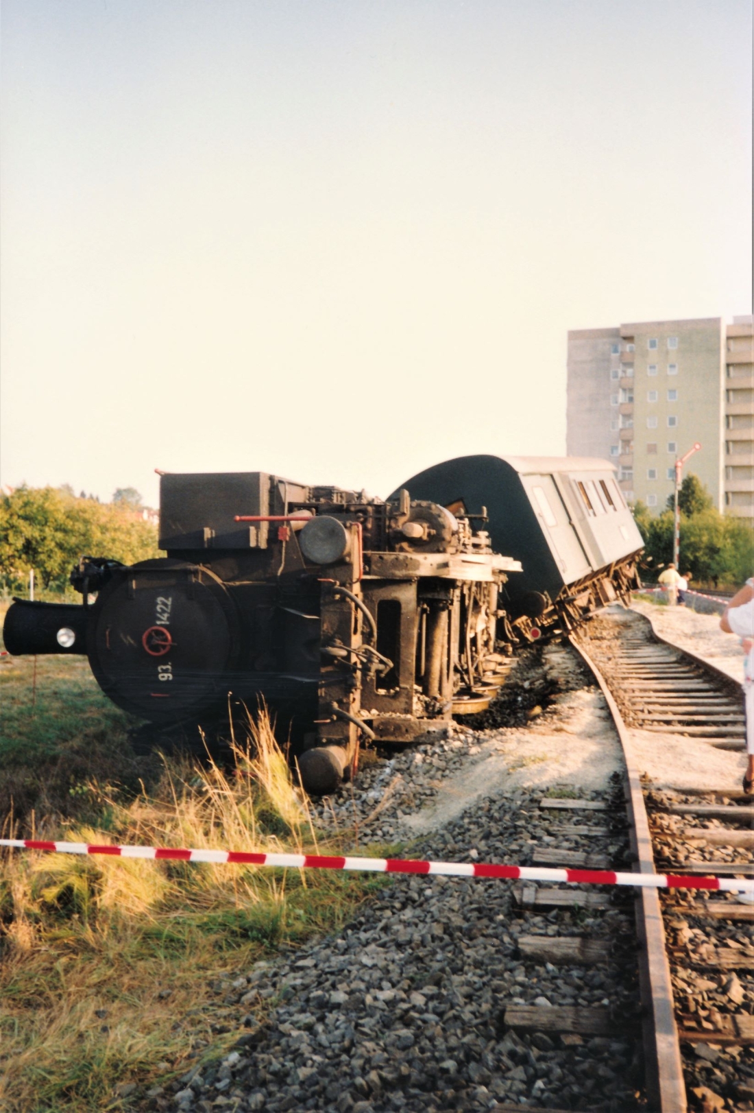 Zugunglück am 26. September 1992