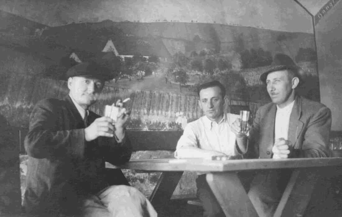 Gaststube im Gasthaus Schwab - damals Eisenberger Weinkeller (Steinamangererstraße 75)