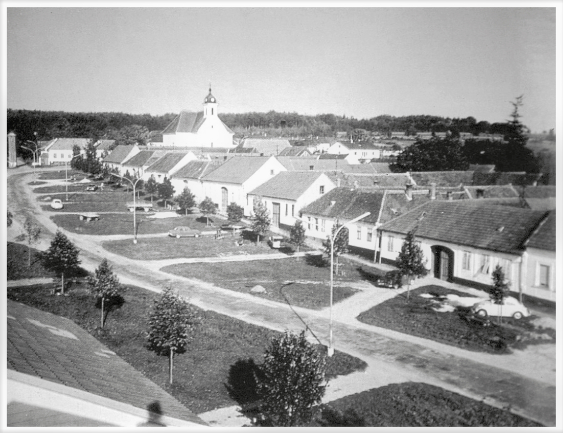 St. Martin: Blick auf die Oberwarterstraße gegen NO nach der Neugestaltung und Umlegung der Straße